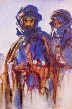  sargent - Beduinos John Singer Sargent acuarela